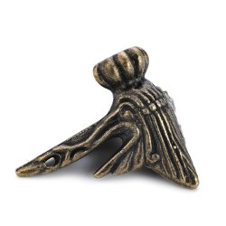 Ποδαράκια μεταλλικά antique για κουτιά Large 6×4cm, σετ 4 τεμ.